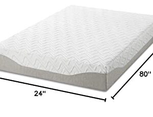 Best Price Mattress 11" Gel Infused Memory Foam Mattress, King Whtie