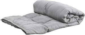 homgarden weighted blanket for adult (15lbs, 48" x 72"), washable heavy blankets cotton