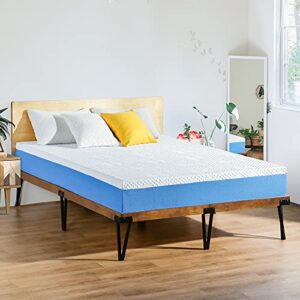 primasleep 10 inch gel infused superior high-density memory foam mattress, certipur-us® certified, blue, queen