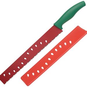 Kuhn Rikon Melon Knife, 1, Red/Green