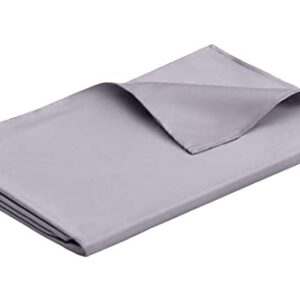 5 STARS UNITED Weighted Blanket Cover – 41”x60”, Grey, Bamboo Dual-Sided - Removable Duvet Cover Only