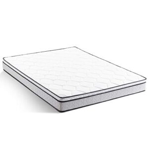 WEEKENDER Bloomington 8-Inch Plush Hybrid Mattress—Heavy Duty Coils—Memory Foam—CertiPur-US —5 Year Warranty, Twin XL