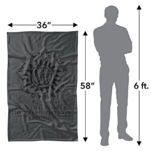 LOGOVISION Supernatural Winchester Anti Possession Fleece Blanket 36" x 58"