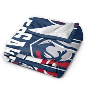 DeSales University Logo Fleece Blanket, Very Soft Microfiber Flannel Blanket for Couch Warm and Cozy for All Seasons