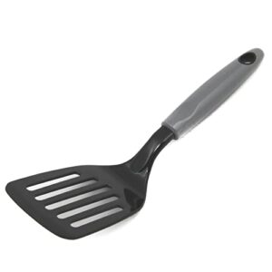 chef craft select nylon short turner/spatula, 10.5 inch, gray