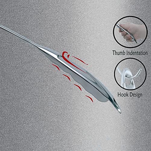 BAERFO High Grade Kitchen Ladle, Soup Ladle,Cooking Ladle for Soup,Heat-proof Design of Hollow Handle,Stainless Steel Ladle for Cooking（4ouce/13.5 Inch)