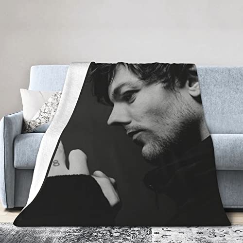 GingerDHallberg Throw Blanket Louis Singer Tomlinson Lightweight Flannel Blanket Air Conditioning Blankets for All Season 60"x50"