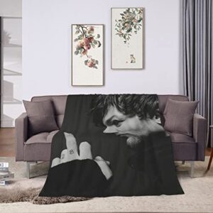 GingerDHallberg Throw Blanket Louis Singer Tomlinson Lightweight Flannel Blanket Air Conditioning Blankets for All Season 60"x50"