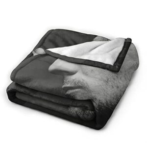 GingerDHallberg Throw Blanket Louis Singer Tomlinson Lightweight Flannel Blanket Air Conditioning Blankets for All Season 60"x50"