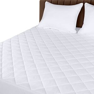 Utopia Bedding Mattress Pad 1 King and 1 Queen Size (White)