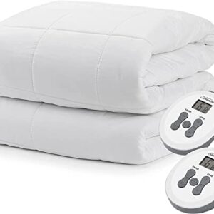 Sunbeam Luxury Quilted Electric Heated King Mattress Pad