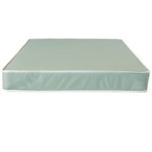 Greaton, 9-Inch Medium Firm Water-Resistance Vinyl Innerspring Mattress, Experience Superior Support and Comfort with Clean and Safe Sleep, Twin, Green