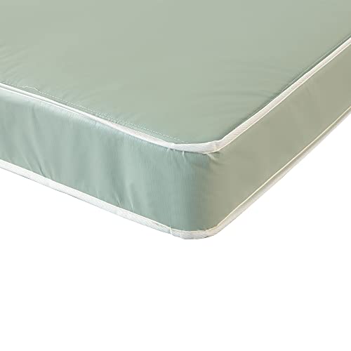 Greaton, 9-Inch Medium Firm Water-Resistance Vinyl Innerspring Mattress, Experience Superior Support and Comfort with Clean and Safe Sleep, Twin, Green
