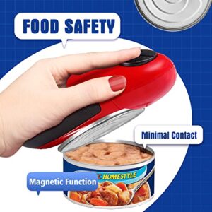 One-touch Electric Can Opener, Automatic Can Opener Smooth Edge Food-Safe for Almost All Can Sizes, Battery Operated Electric Can Openers for Kitchen Best Kitchen Gadgets for Seniors and Arthritic