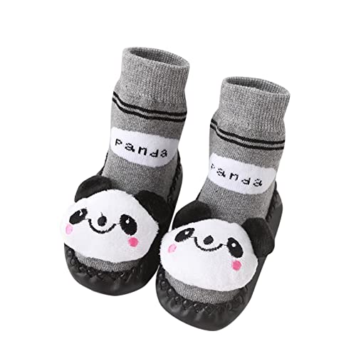 Lykmera Cute Children Toddler Shoes Autumn Winter Boys Girls Floor Sports Flat Soles Non Slip Cartoon Patterns Socks Shoes (GY1, 12-18 Months)