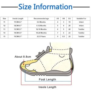 Lykmera Cute Children Toddler Shoes Autumn Winter Boys Girls Floor Sports Flat Soles Non Slip Cartoon Patterns Socks Shoes (GY1, 12-18 Months)