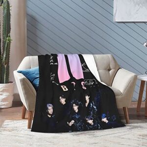 xuebi Kpop Dynamite Blanket Flannel Ultra-Soft Fleece Throw Blanket Bedding Fuzzy Lightweight Bed Couch for Adults 50*40in