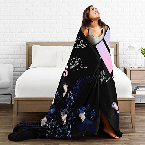 xuebi Kpop Dynamite Blanket Flannel Ultra-Soft Fleece Throw Blanket Bedding Fuzzy Lightweight Bed Couch for Adults 50*40in