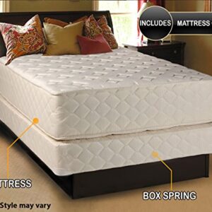 Highlight Luxury Firm Queen Size (60"x80"x14") Mattress Only - Fully Assembled - Spinal Back Support, Innerspring Coils, Premium Edge Guards, Longlasting Comfort - by Dream Solutions USA