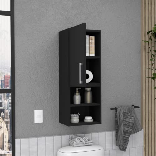 Cairo Medicine Single Door Cabinet, Two External Shelves, Two Interior Shelves