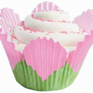 Wilton BAKECUPS 24CT, STD, Pink Petal