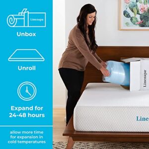 Linenspa 3 Inch Memory Foam Mattress Topper, Gel Infused Queen Mattress Topper, CertiPUR-US Certified