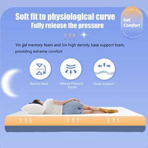 12 Inches Cooling-Gel Memory Foam Mattress Medium Firm Feel Memory Foam Mattress Bed in a Box CertiPUR-US Certified,Full