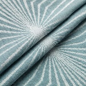 MANGATA CASA Boho Throw Blanket Teal for Couch Sofa and Bed -Lightweight Super Soft Woven Blanket with Tassel-Decorative Cozy Spring Throws with Sunrays Pattern for Living Room(Teal 50x67In)