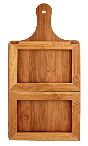 Gigi Gift Cookbook Stand Recipe Holder - Custom Engraved Bamboo Cutting Board Foldable Chef Easel Metal Hinge Kickstand iPad Tablet Compatible Christmas Birthday Mother Day Kitchen Decor (7.25x13.5)