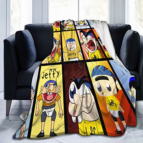 Blanket Throw Blanket with Fun Soft Flannel Light Luxury Comfortable Warm Plush Sufiber Blanket Bed Sofa Living Room 50''x40''