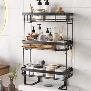 covaodq over the toilet storage 3 tier bathroom organizer shelves multifunctional over toilet bathroom organizer, no drilling with wall mounting space saver