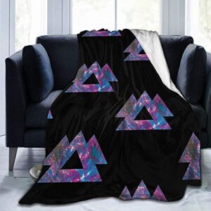 needlove ultra soft flannel fleece blanket trippy wakaan stylish bedroom living 50"x40" room sofa warm blanket for adult