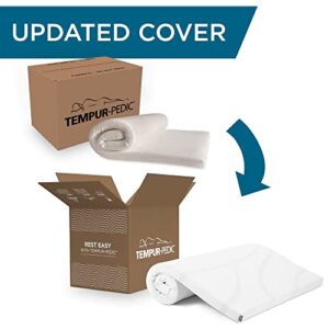 Tempur-Pedic TEMPUR Supreme 3-Inch Mattress Topper, Medium Firm, Queen, White