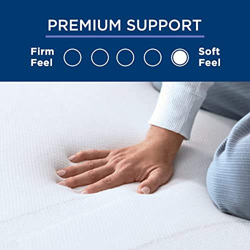 Tempur-Pedic TEMPUR Supreme 3-Inch Mattress Topper, Medium Firm, Queen, White