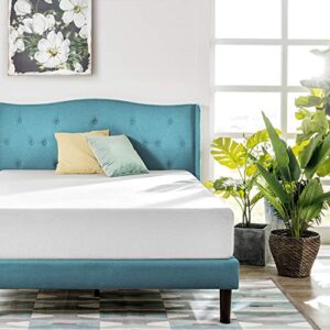 ZINUS Dori Upholstered Platform Bed Frame, Full & 10 Inch Green Tea Memory Foam Mattress/CertiPUR-US Certified/Bed-in-a-Box/Pressure Relieving, Full