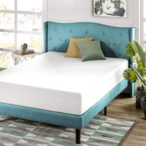 ZINUS Dori Upholstered Platform Bed Frame, Full & 10 Inch Green Tea Memory Foam Mattress/CertiPUR-US Certified/Bed-in-a-Box/Pressure Relieving, Full