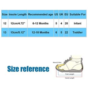 Lykmera Children Floor Boots Toddler Shoes Cotton Shoes Plus Velvet Thick Warm Soft Soles Cute Shoes Snow Boots Shoes (Grey, 6-12 Months)