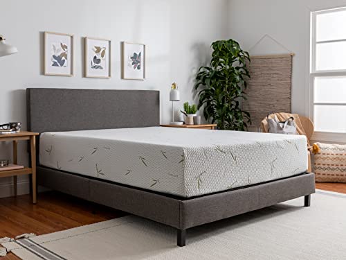 Tulo 12" Medium-Plush Memory Foam Bamboo Pressure Relief Mattress in a Box | Queen Size