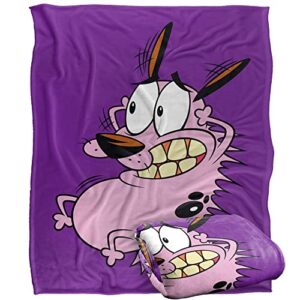 courage the cowardly dog blanket, 50"x60", season 3 cover silky touch super soft throw blanket