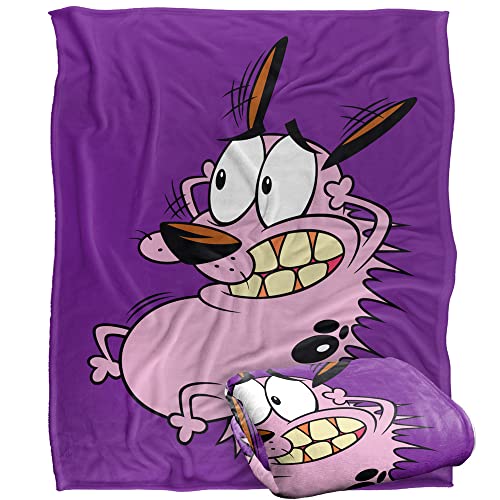 Courage The Cowardly Dog Blanket, 50"x60", Season 3 Cover Silky Touch Super Soft Throw Blanket