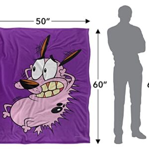 Courage The Cowardly Dog Blanket, 50"x60", Season 3 Cover Silky Touch Super Soft Throw Blanket