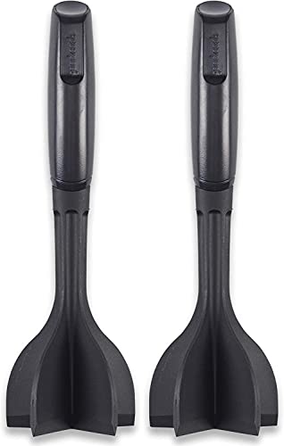 GoodCook High-Temp Nylon 5-Blade Head 10" Hamburger Ground Meat Choppers Pack of 2, Black