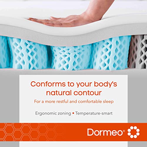 Dormeo Mattress Topper Queen - Relieving Octaspring Technology Mattress Topper - Queen Bed Toppers, Cooling Mattress Topper - 3 inch Mattress Topper Queen - Queen Size Mattress Toppers