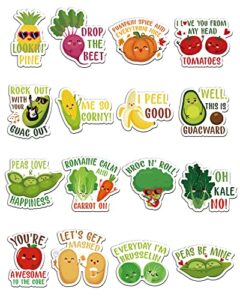 16pcs funny fridge magnets veggie and fruit puns cute magnets vegetables refrigerator magnets vegan decorative magnets fun magnets for fridge office school whiteboard magnet stickers for adult