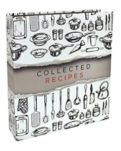 recipe binder, 8.5" x 9.5" 3 ring binder organizer set (with 50 page protectors, 100 4" x 6" recipe cards & 12 category divider tabs) by better kitchen products, sleek kitchen design