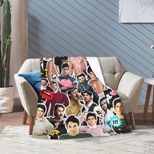Blankets Milo Ventimiglia as Jess Mariano Soft and Comfortable Warm Fleece Throw Blankets Yoga Blankets Beach Blanket Picnic Blankets for Sofa Bed Camping Travel …