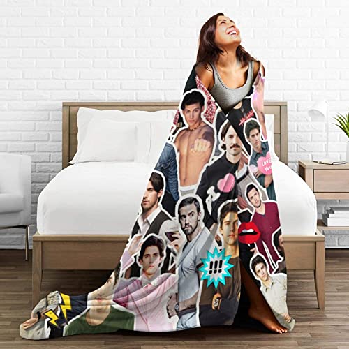 Blankets Milo Ventimiglia as Jess Mariano Soft and Comfortable Warm Fleece Throw Blankets Yoga Blankets Beach Blanket Picnic Blankets for Sofa Bed Camping Travel …