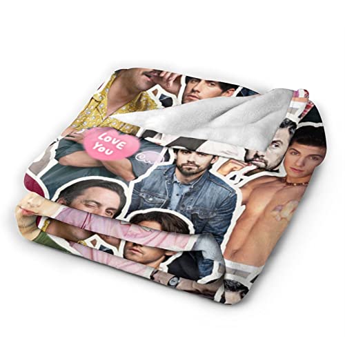 Blankets Milo Ventimiglia as Jess Mariano Soft and Comfortable Warm Fleece Throw Blankets Yoga Blankets Beach Blanket Picnic Blankets for Sofa Bed Camping Travel …