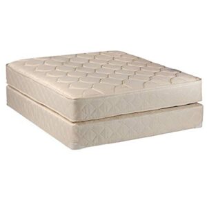 comfort classic gentle firm (queen 60"x80"x9") mattress and box spring set - fully assembled, orthopedic - quality long lasting and 1 sided by dream solutions usa