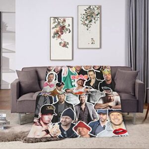 Blanket Donnie Wahlberg Soft and Comfortable Warm Fleece Blanket for Sofa,Office Bed car Camp Couch Cozy Plush Throw Blankets Beach Blankets
